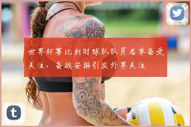世界杯赛比利时球队队员名单备受关注，备战安排引发外界关注